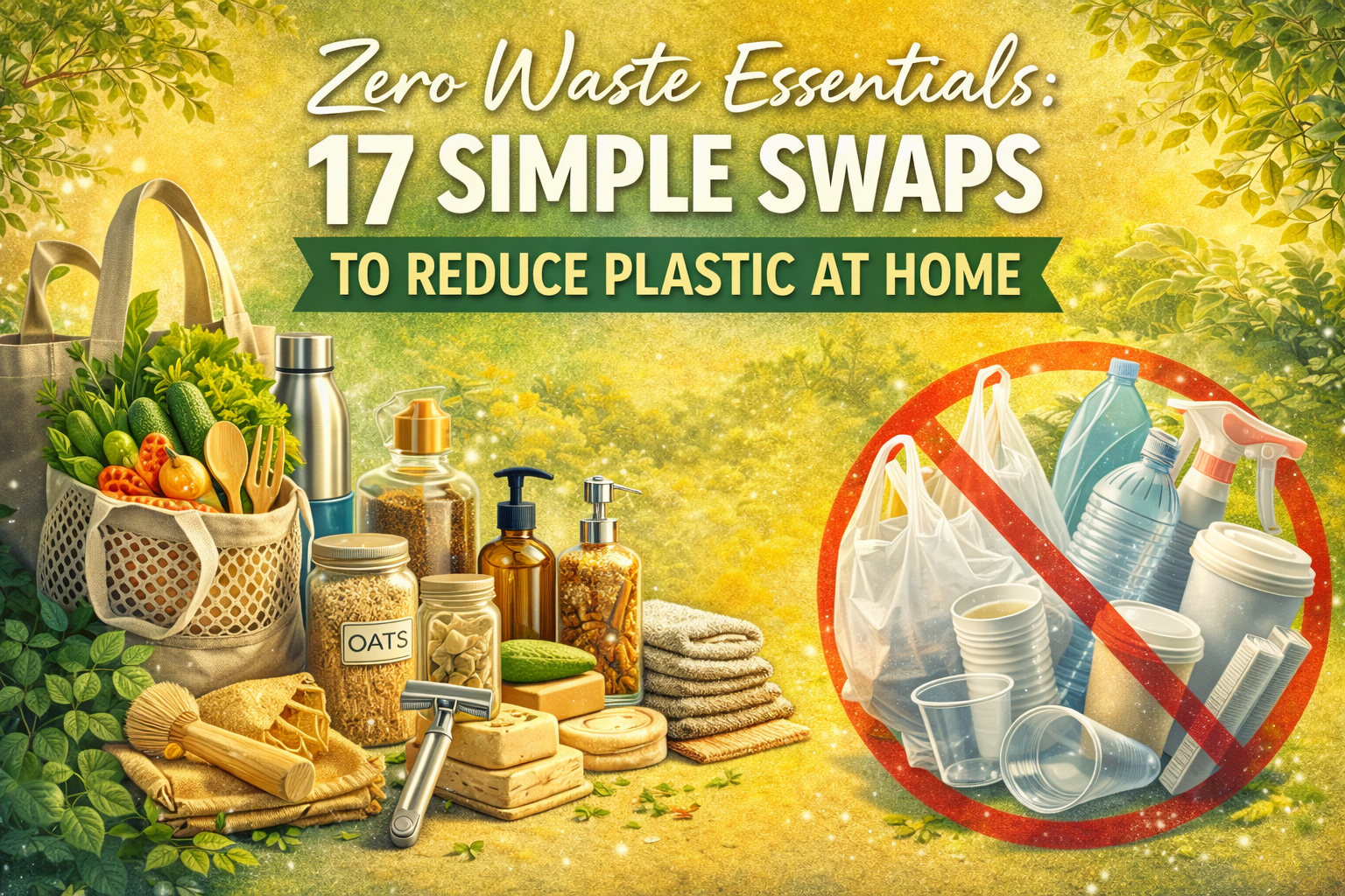 Zero Waste Essentials: 17 Simple Swaps to Reduce Plastic at Home