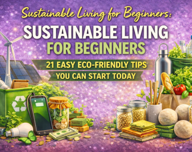 Sustainable Living for Beginners: 21 Easy Eco-Friendly Tips You Can Start Today